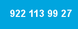 922 113 99 27 922 113 99 27